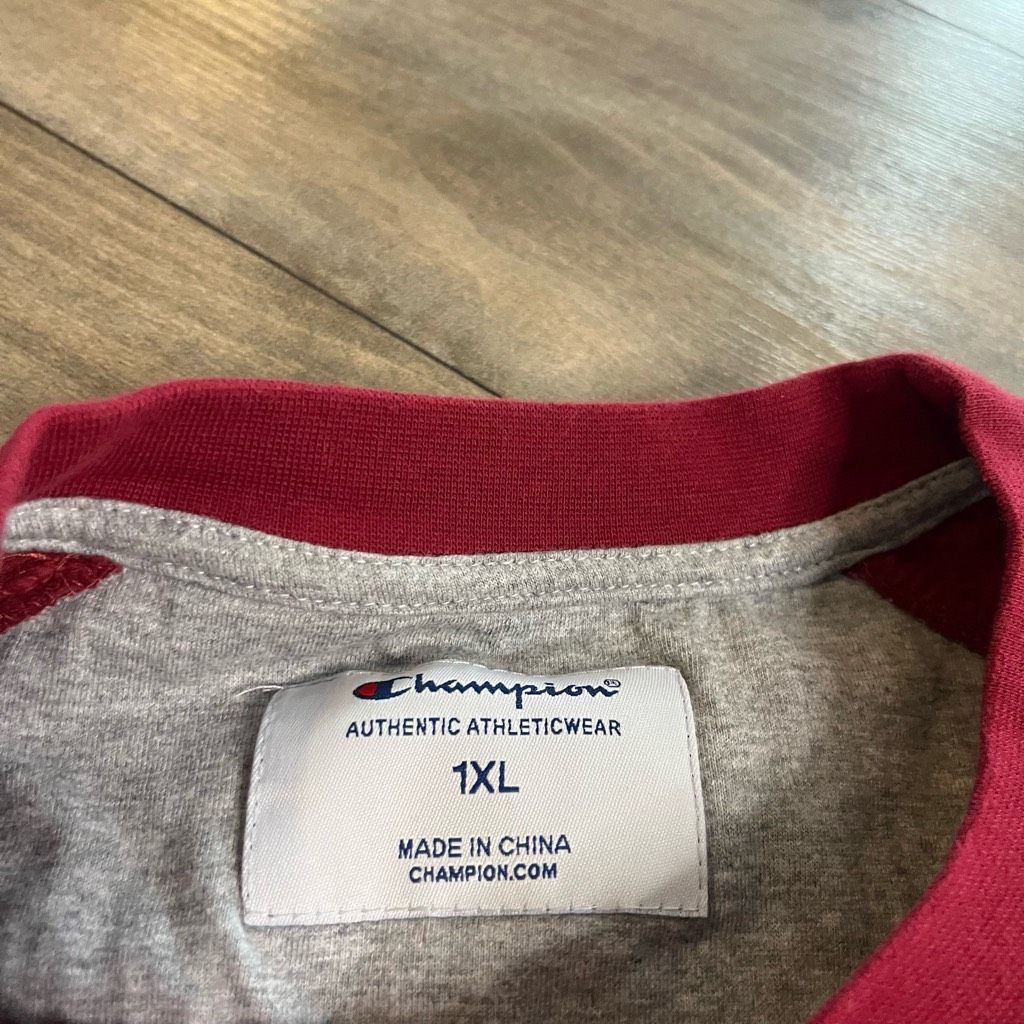 Champion Champion Maroon Athletic Sweatshirt Women 1X Size L / US 10 / IT 46 - 3 Thumbnail