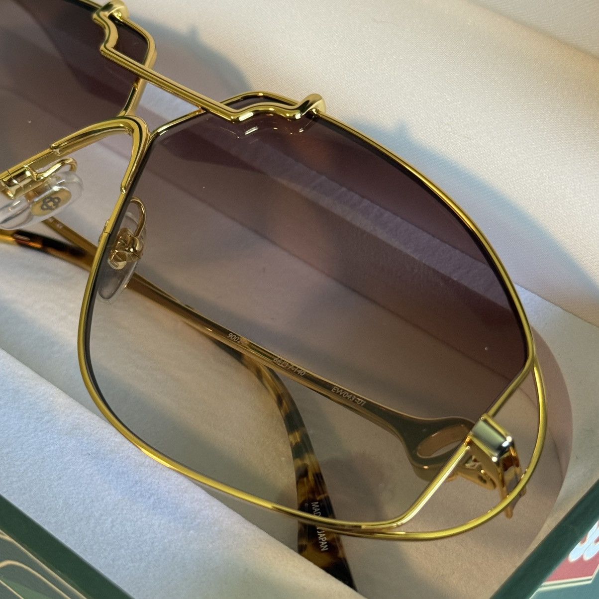 Casablanca Casablanca Stainless Steel Aviator Sunglasses Size ONE SIZE - 4 Thumbnail