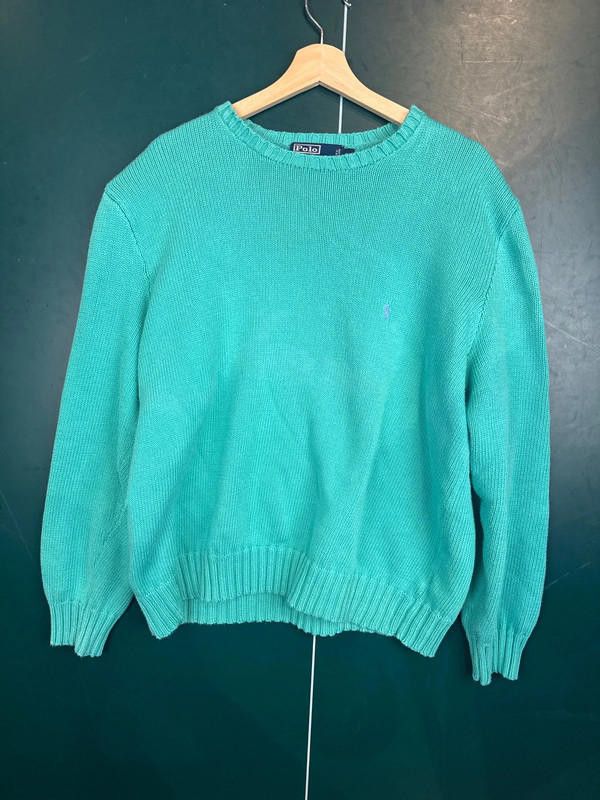 Polo Ralph Lauren Ralph Lauren Knitted Sweatshirt Size US XL / EU 56 / 4 - 1 Thumbnail