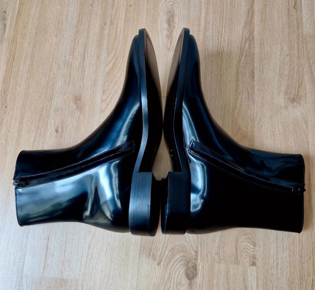 Balenciaga Balenciaga boots in black varnished calfskin brilliant Size US 11 / EU 44 - 11 Thumbnail