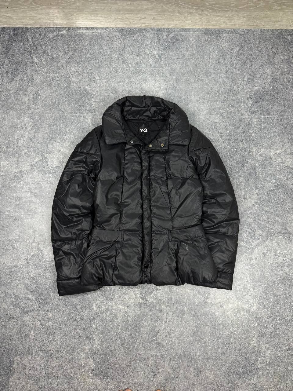 Y-3 Y3 Yohji Yamamoto & Adidas Flock Puffer Down Jacket Size S / US 4 / IT 40 - 1 Thumbnail