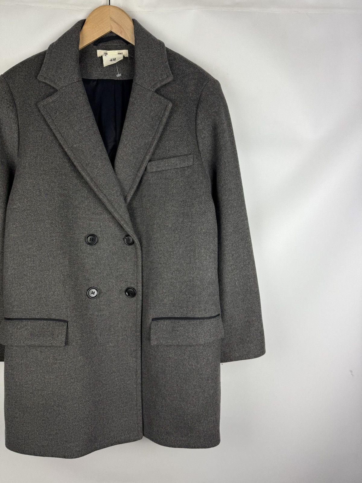 Isabel Marant Isabel Marant Pour H&M Double Breasted Wool Coat Jacket Size M / US 6-8 / IT 42-44 - 3 Thumbnail