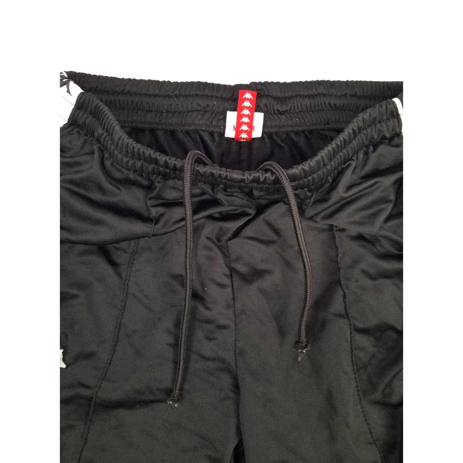 Kappa Kappa Black Track Pants Unisex Medium Jogger Classic Pants Athletic Size US 31 - 6 Thumbnail