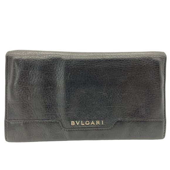 Bvlgari Bvlgari Bifold Long Unisex Leather Wallet Size ONE SIZE - 2 Thumbnail