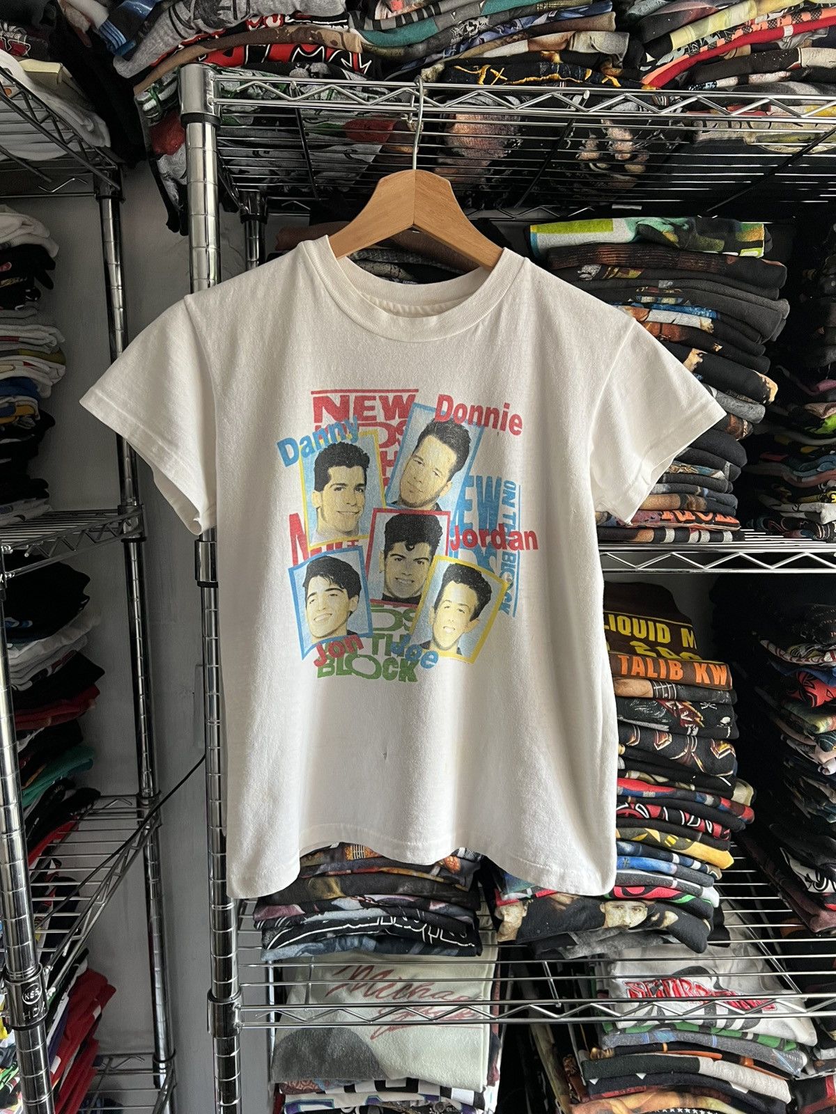 Band Tees Youth 80s New Kids In The Block Single Stitch Tee Size US XXS / EU 40 - 1 Thumbnail