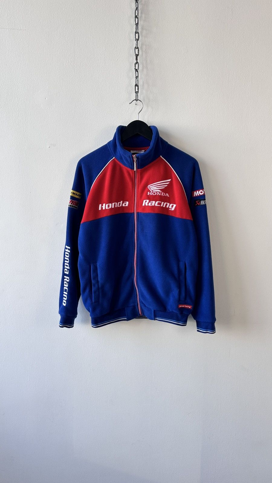 Honda Honda Racing Team Fleece Zip Up Jacket Size S Gorpcore Moto Size US S / EU 44-46 / 1 - 1 Thumbnail