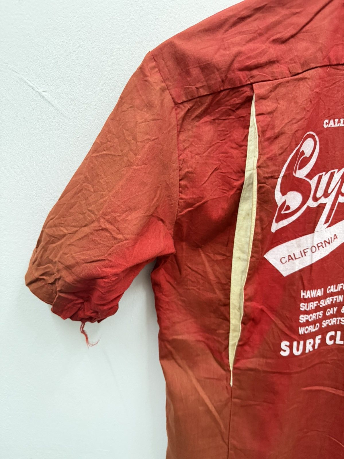 Vintage Vintage Bowling Shirt California Surf Faded Shirt Size US M / EU 48-50 / 2 - 9 Thumbnail