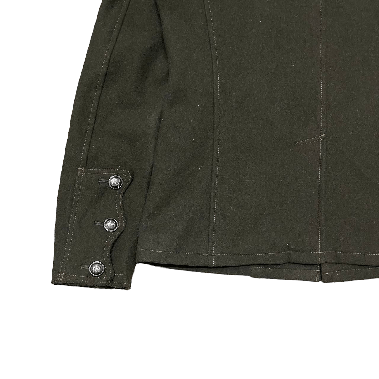 Morgan Homme Vintage Morgan Homme Wool Tactical Jacket Military Size US L / EU 52-54 / 3 - 13 Thumbnail
