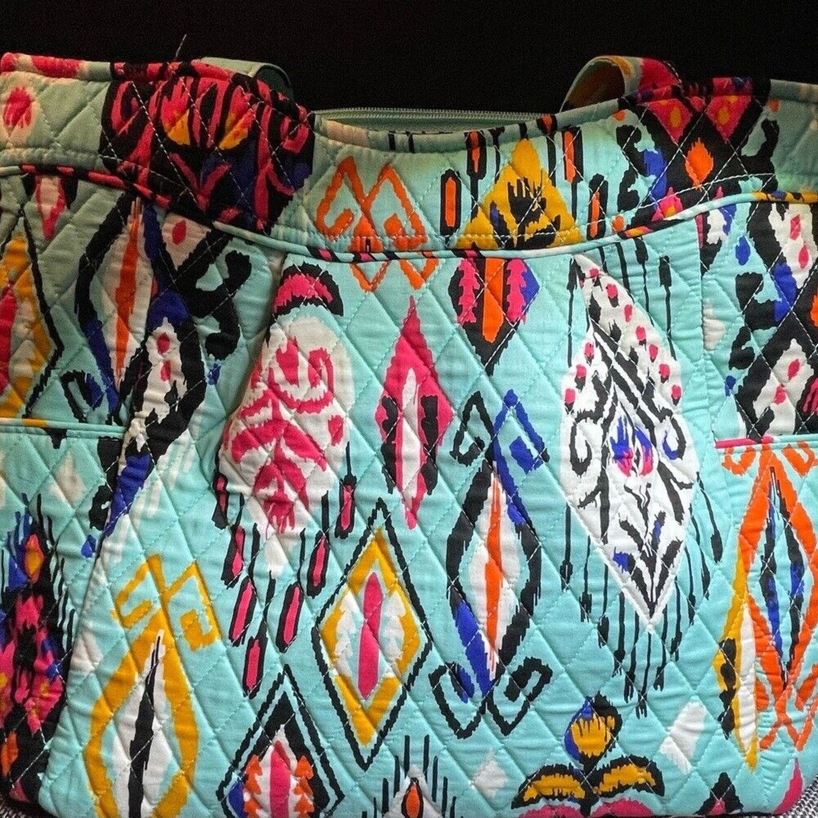 Vera Bradley Vera Bradley Glenna Quilted Pueblo Satchel Shoulder Bag Size ONE SIZE - 2 Thumbnail