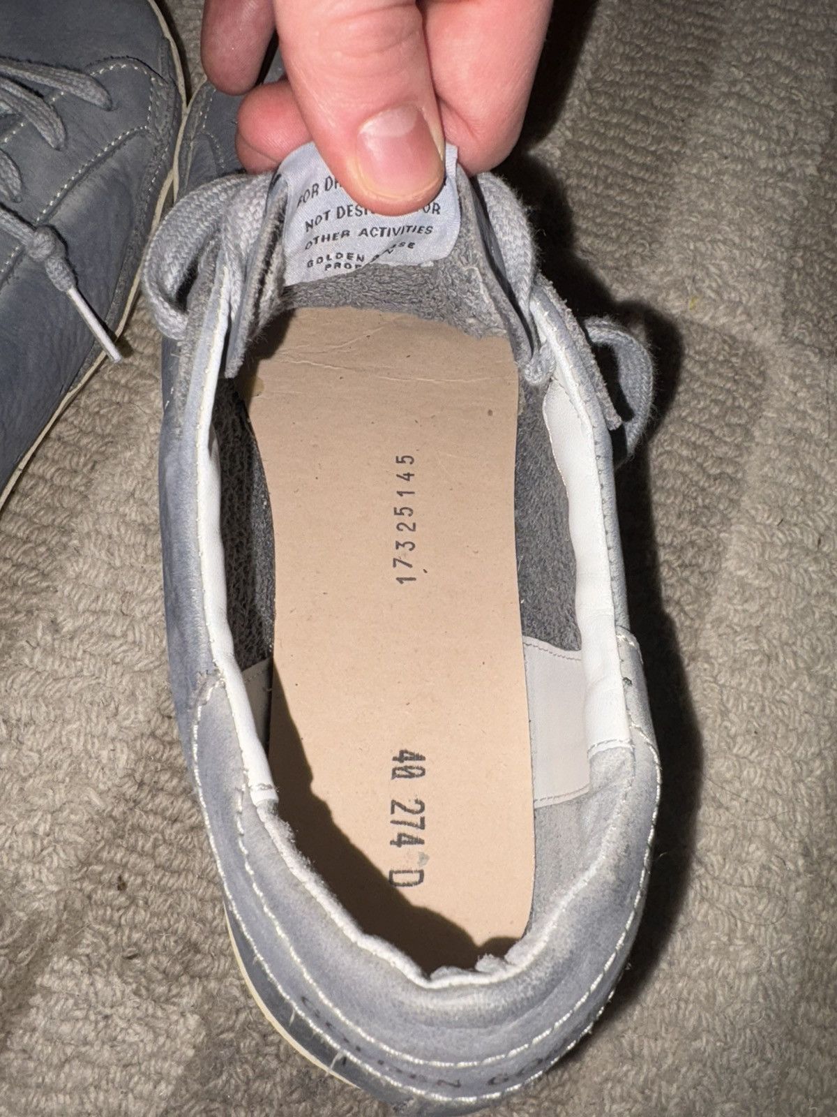 Golden Goose Golden Goose Superstar Sneakers Light Blue Suede Star Lows Size US 9 / IT 39 - 6 Thumbnail