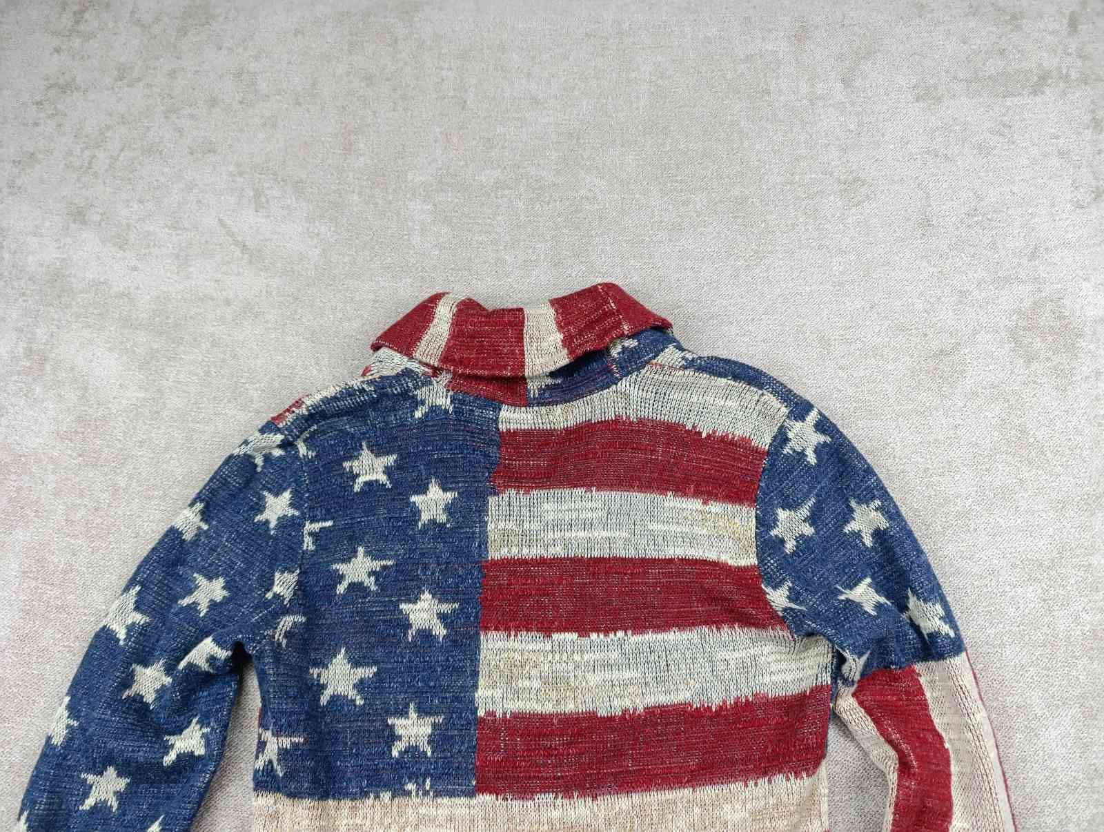 Denim & Supply Ralph Lauren DENIM SUPPLY RALPH LAUREN AMERICAN FLAG W'SWEATER CARDIGAN Size S / US 4 / IT 40 - 17 Thumbnail