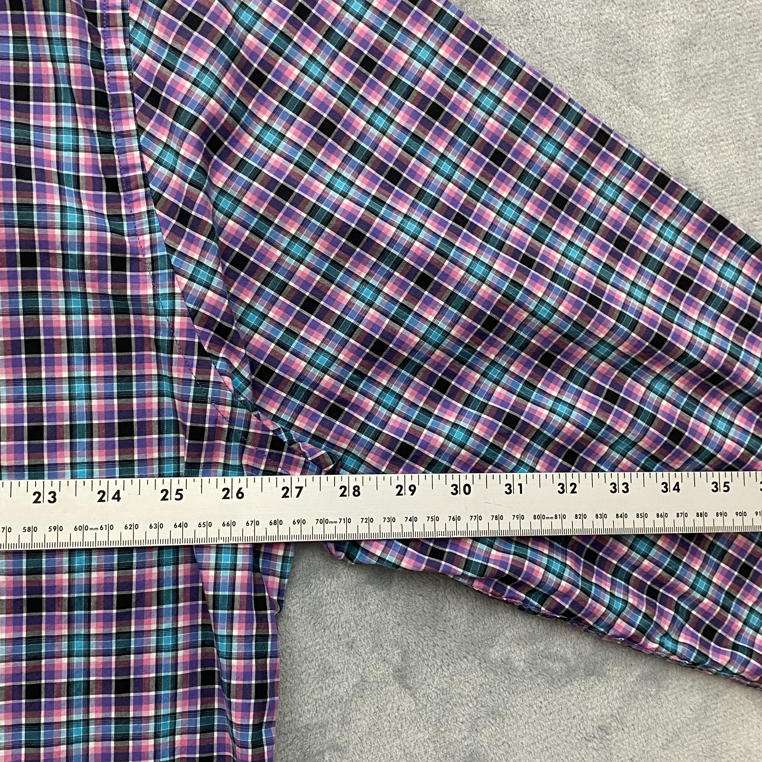 BUGATCHI Men 3XL Classic Fit Colorful Flip-Cuff Pocket Long Sleeve Size US XXL / EU 58 / 5 - 10 Thumbnail