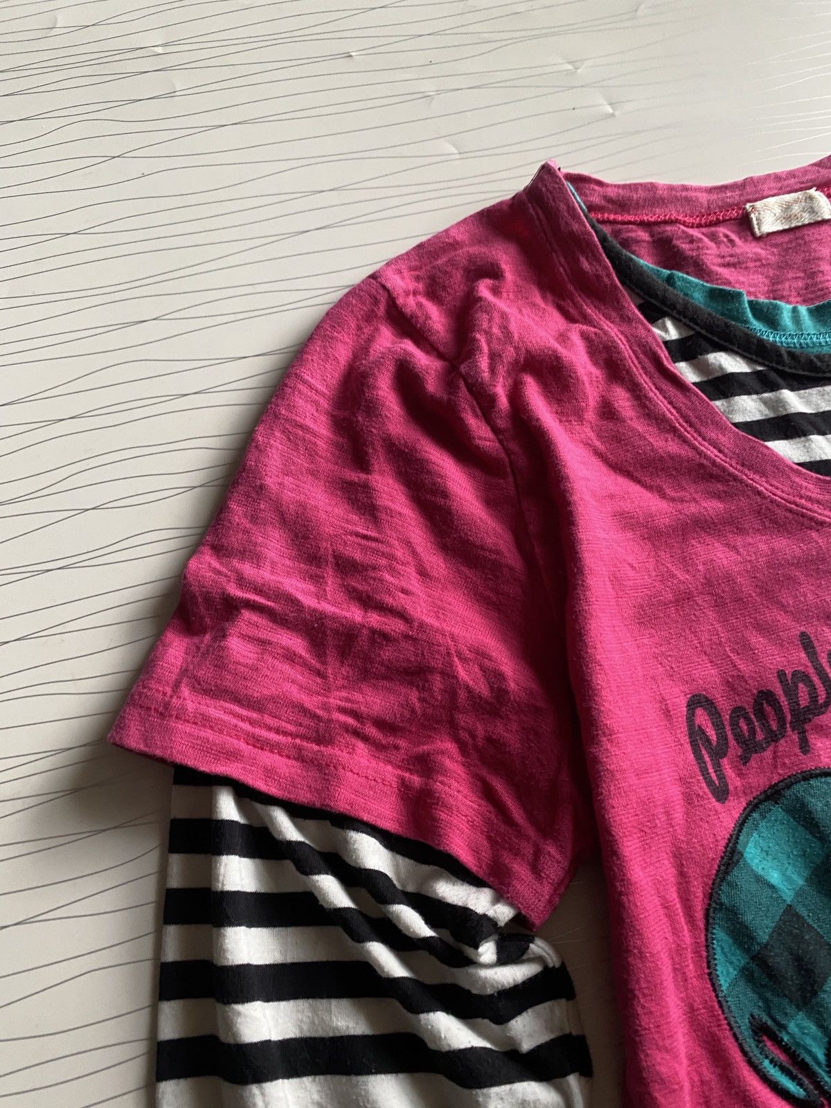 Japanese Brand Japanese Skull Tartan Poem Emboired Longsleeve Tee Shirt Size US L / EU 52-54 / 3 - 3 Thumbnail