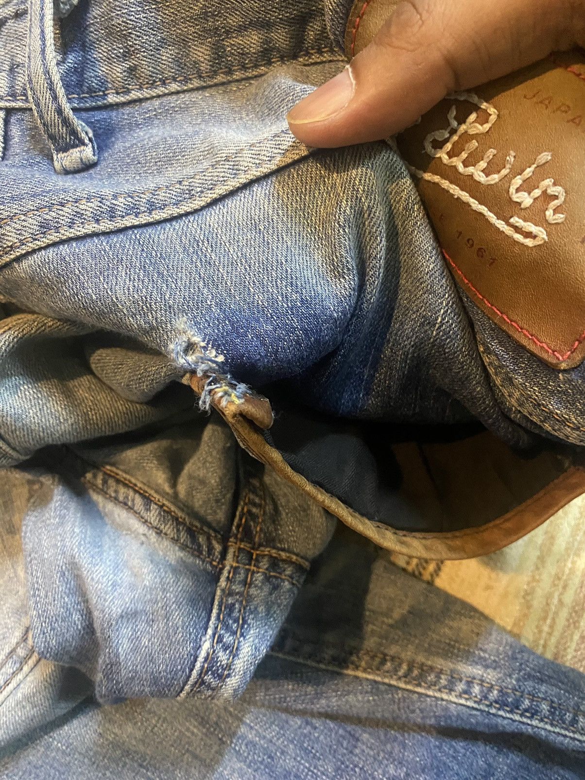 Edwin × Japanese Brand × Vintage 🇯🇵 Vintage Edwin jeans pants - japan Size US 39 - 14 Thumbnail