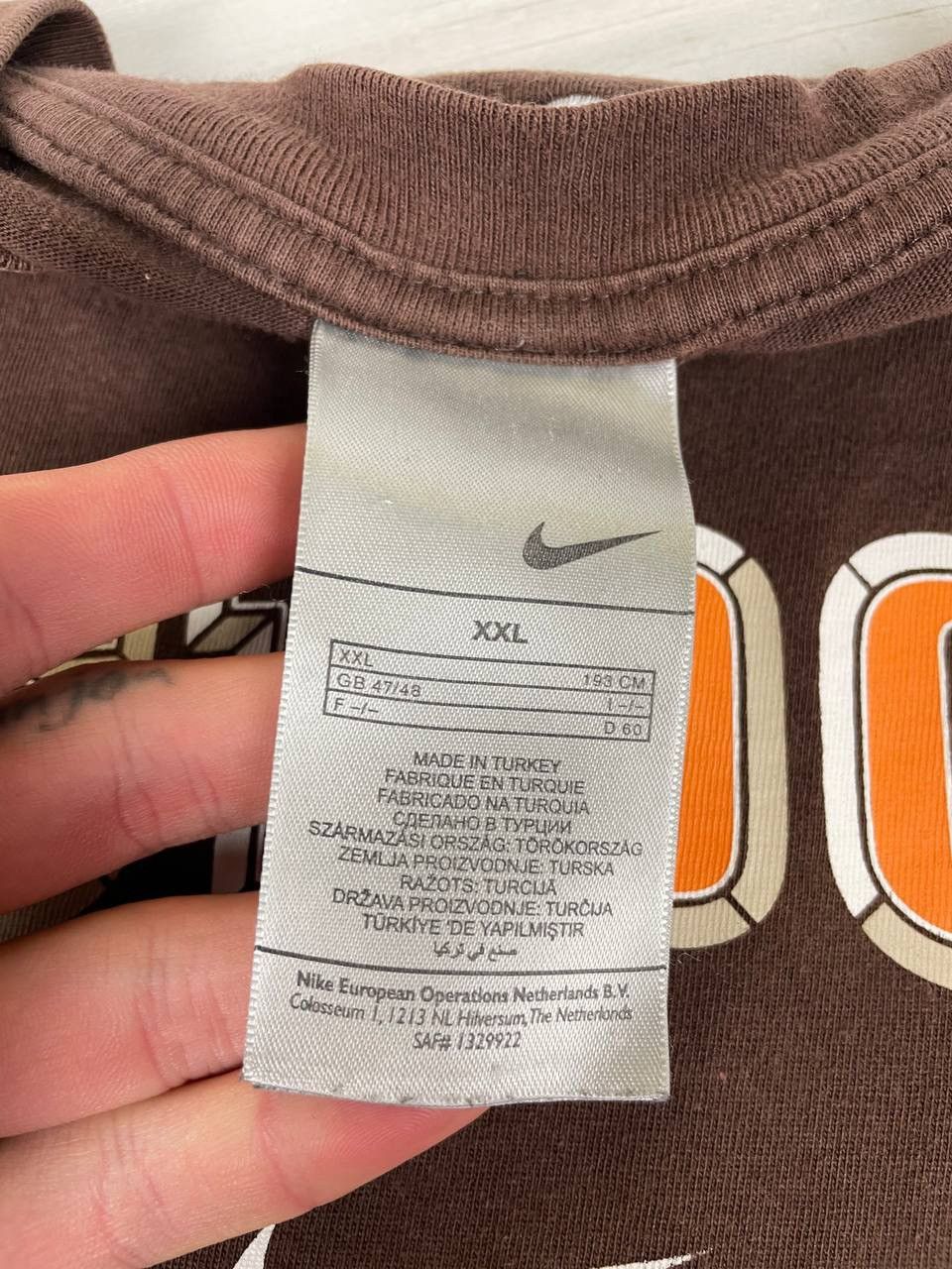 Nike Vintage Nike Just Do It Big Logo T Shirt 2000s Drill Size US XXL / EU 58 / 5 - 7 Thumbnail