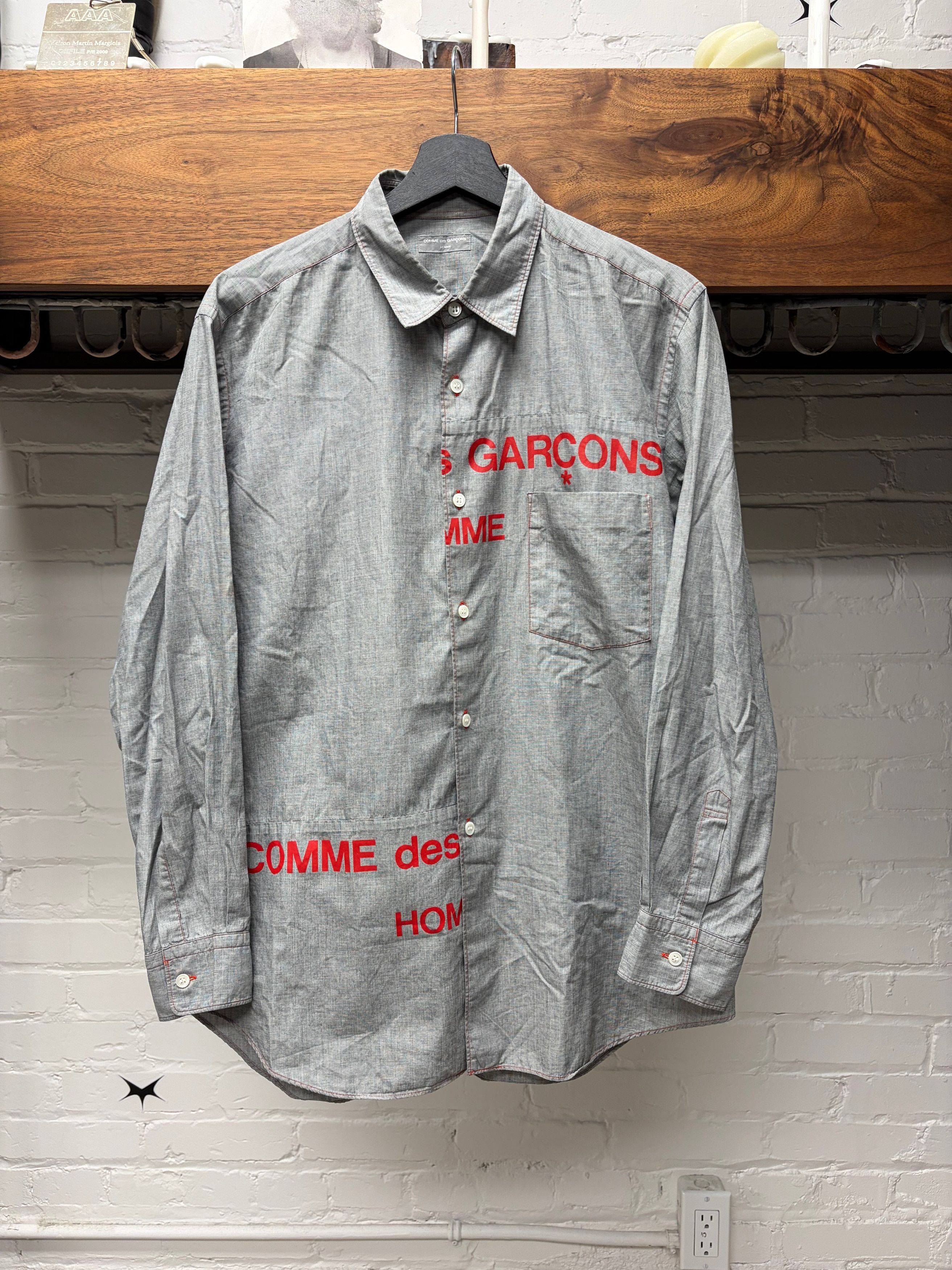 Comme Des Garcons Split Logo Long Sleeve | Grailed