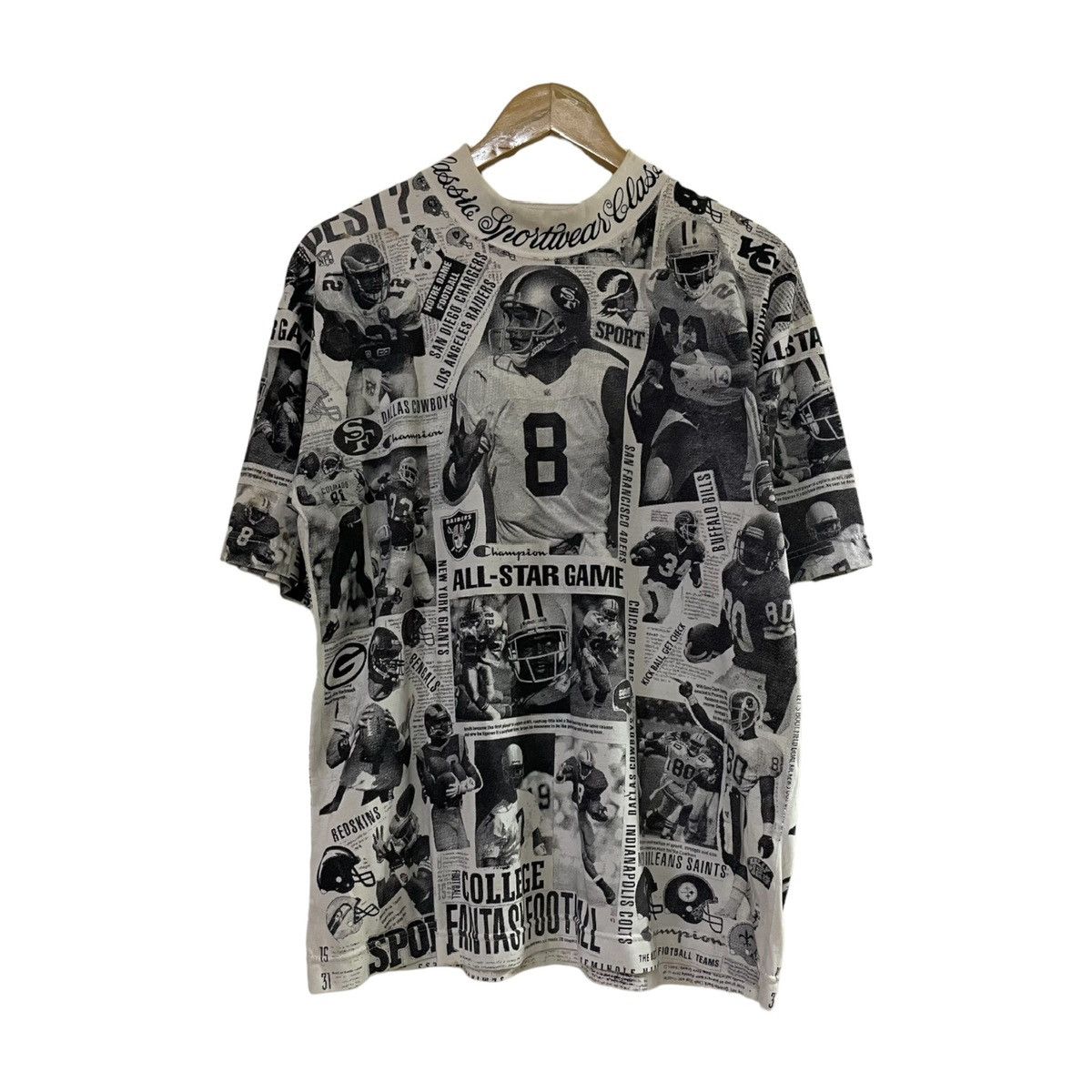 Champion Vintage Bootleg American Sport Rugby All Sponsor Size US M / EU 48-50 / 2 - 2 Thumbnail