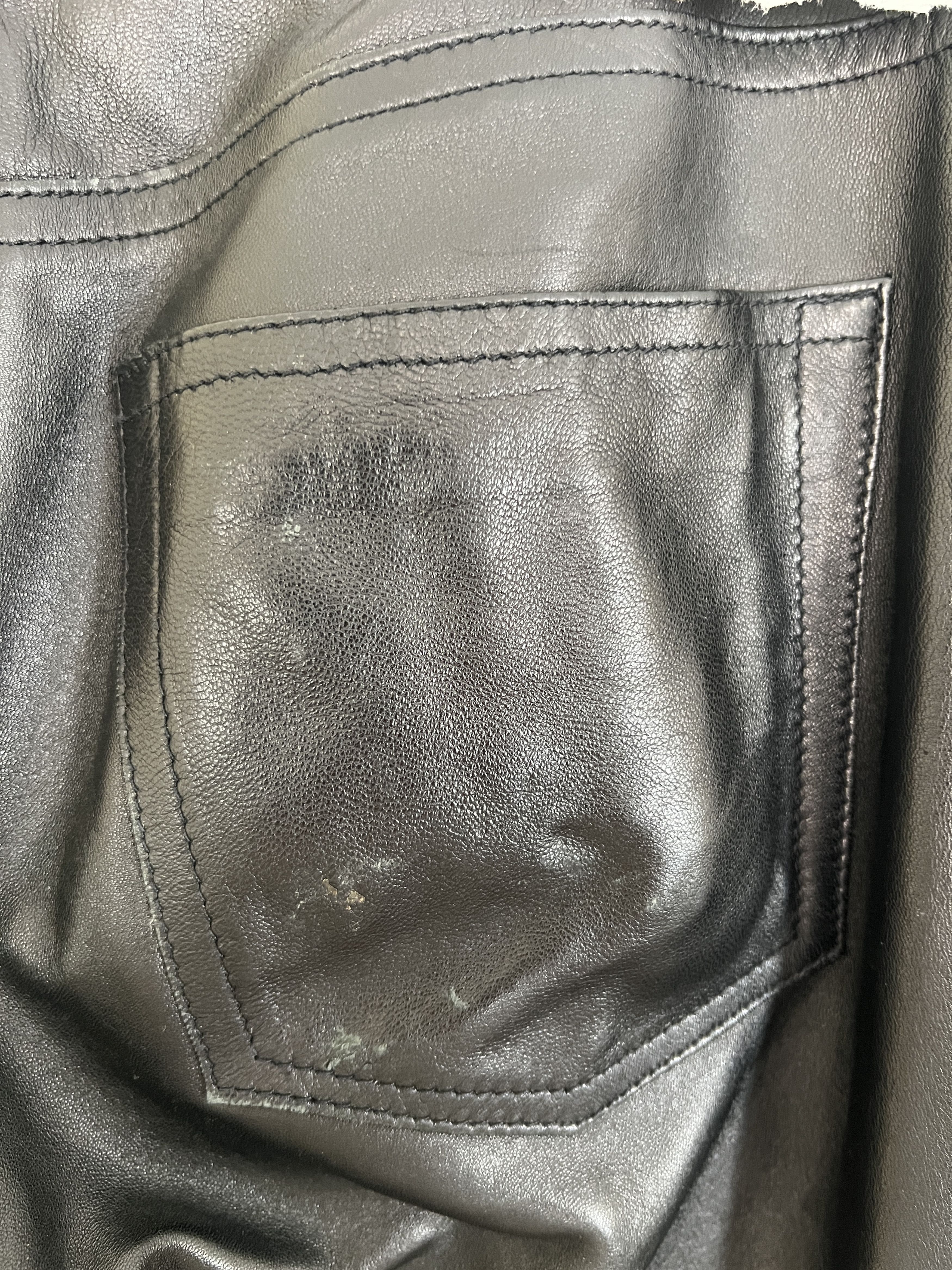 Helmut Lang 1997 Leather Pants Archive Size US 31 - 10 Thumbnail