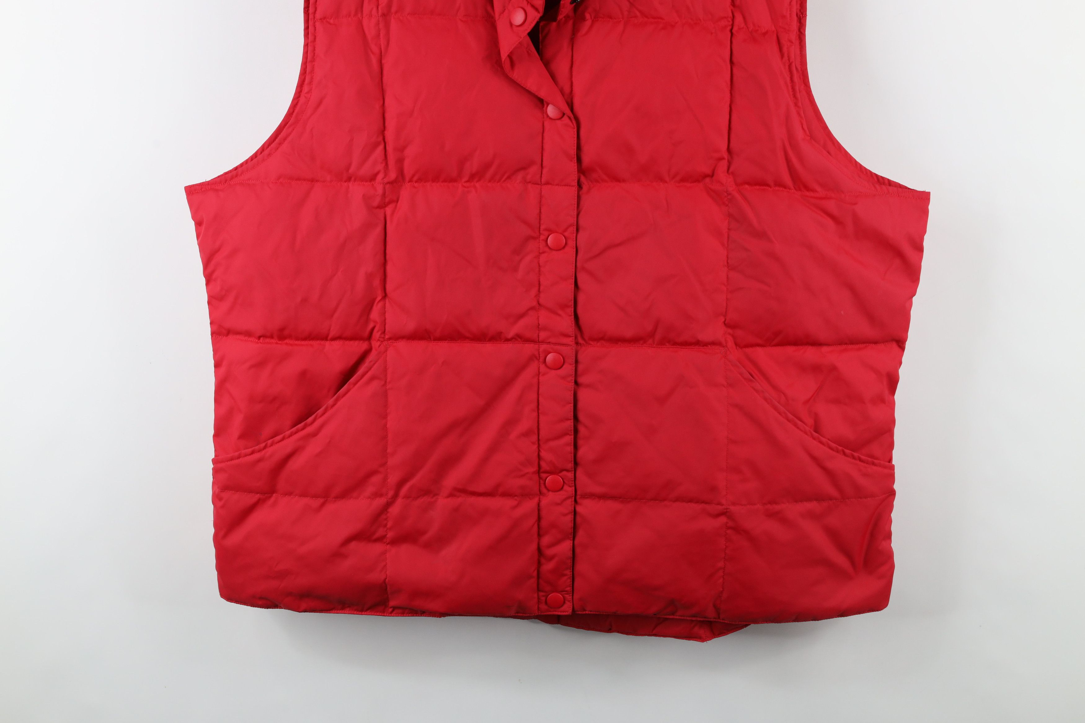 Lands' End × Vintage Vintage Lands End Duck Down Insulated Puffer Vest Jacket Red Size XL / US 12-14 / IT 48-50 - 3 Thumbnail
