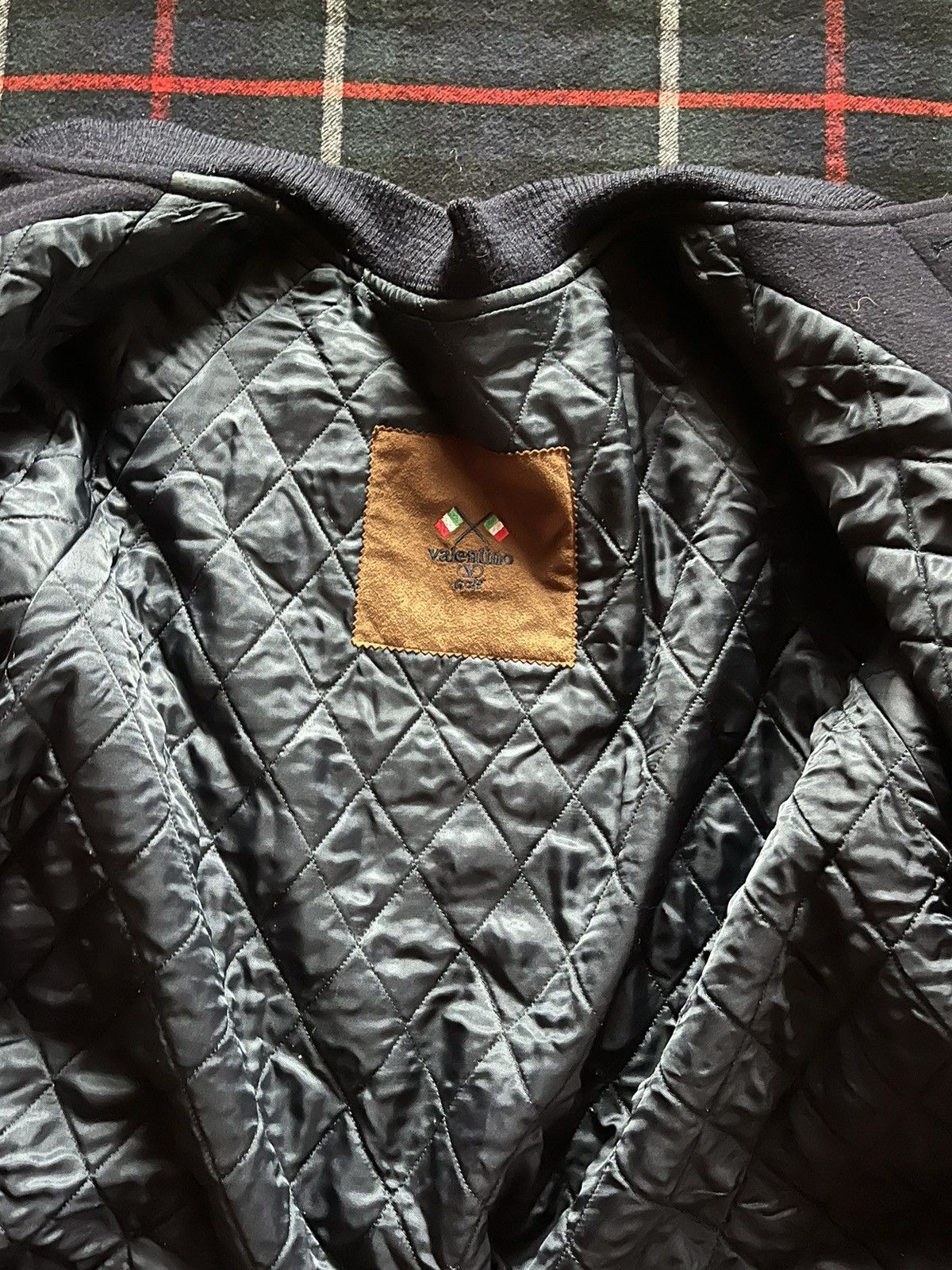 Valentino Valentino Bomber Jacket Blue Navy Size US L / EU 52-54 / 3 - 6 Thumbnail