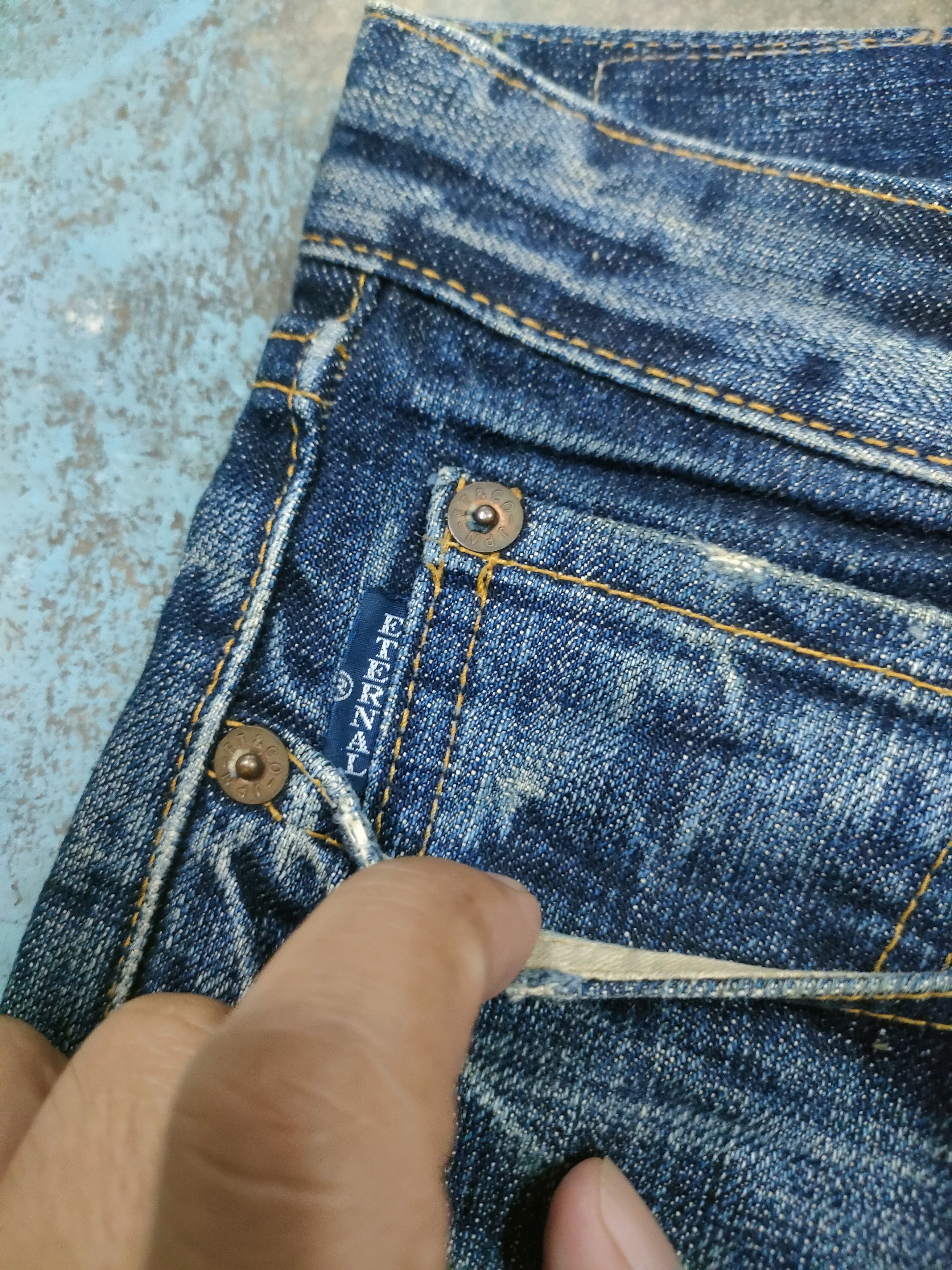 Eternal Distressed Enternal Japanese Denim Size US 28 / EU 44 - 2 Thumbnail