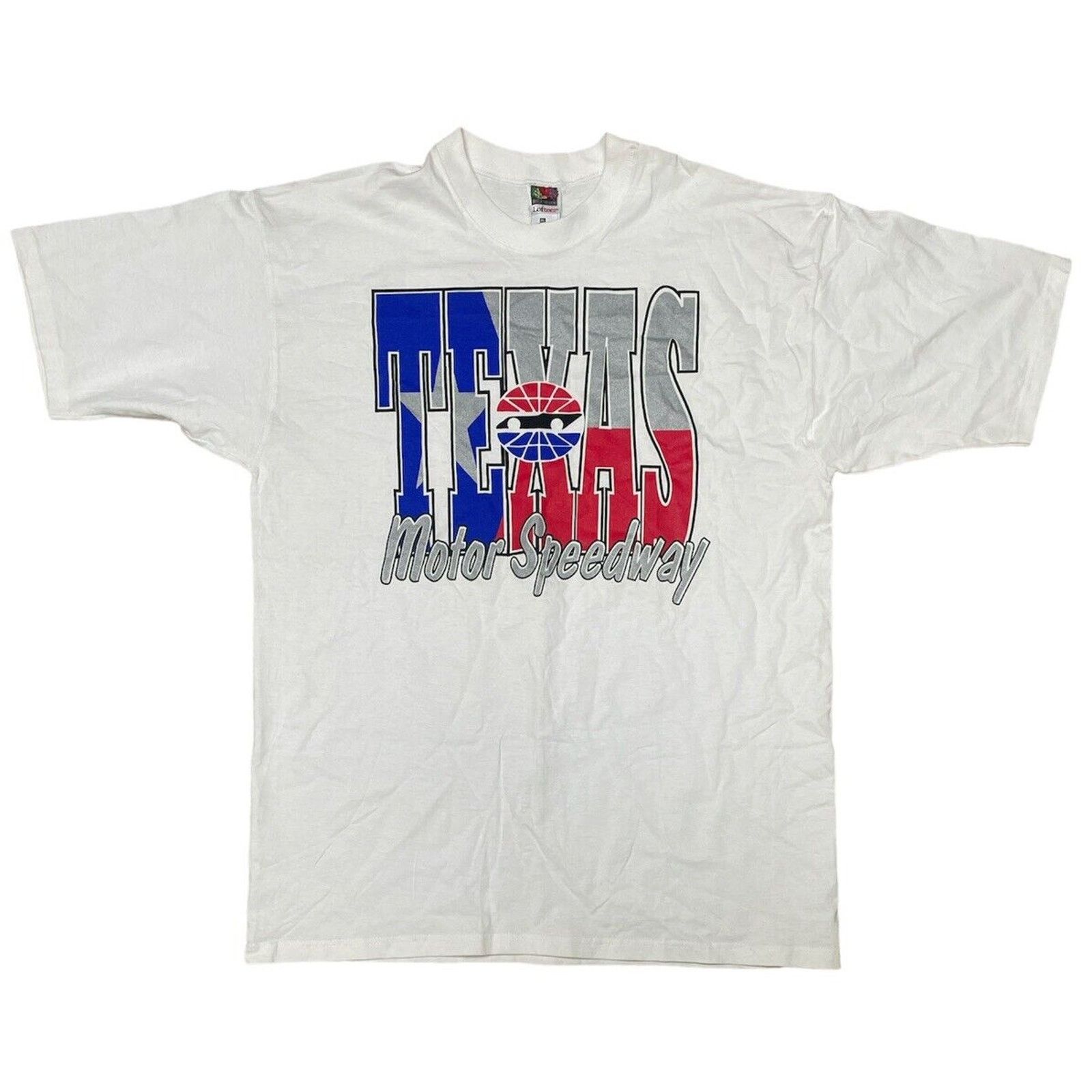 Fruit Of The Loom Vintage Texas Motor Speedway Schedule 1997 XL NWOT Nascar Size US XL / EU 56 / 4 - 1 Thumbnail