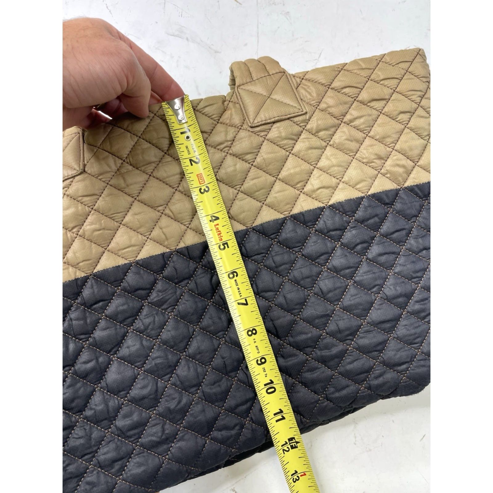 MZ Wallace MZ Wallace Sutton Medium Crossbody Tote Nylon Bag Black Mushroom Multicolor Nylon Women Crossbody Medium MZ Sutton bag Size ONE SIZE - 7 Thumbnail
