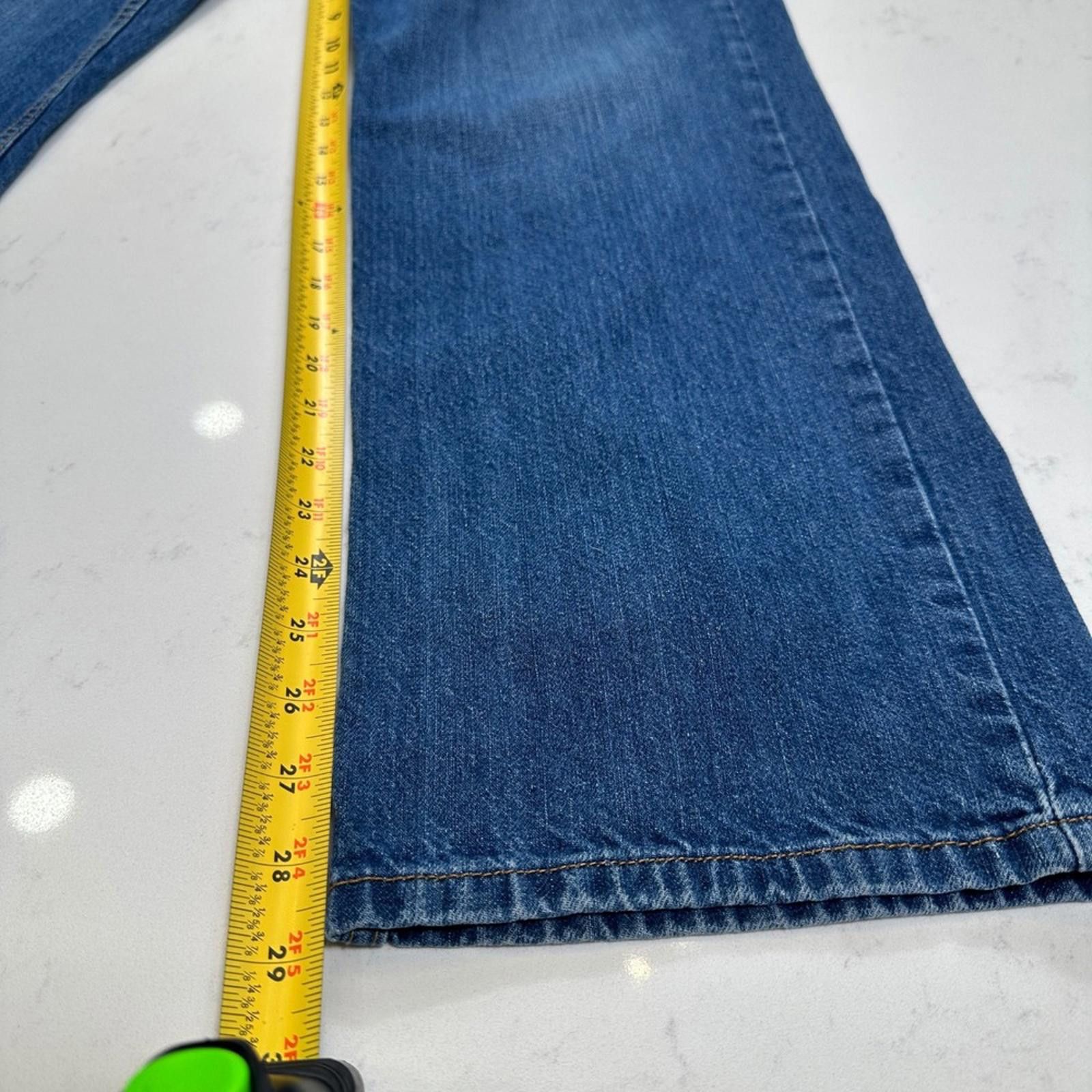Nautica Nautica Jeans Mens 33x30 Blue Relaxed Fit Straight Medium Size US 33 - 6 Thumbnail