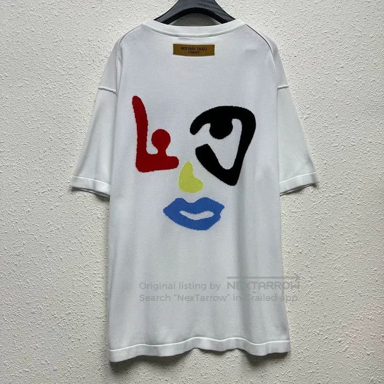 Louis Vuitton Louis Vuitton Clown graffiti knit short sleeves Size US XL / EU 56 / 4 - 2 Thumbnail