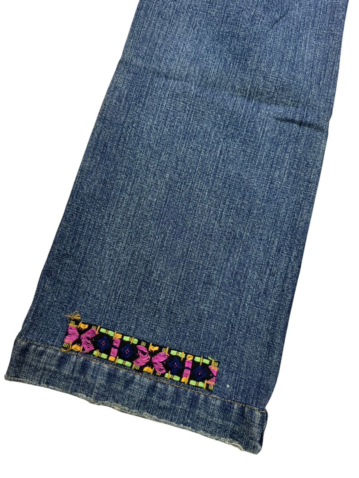 Japanese Brand Flared Jeans Free People Distressed Bootcut Denim Size US 30 / EU 46 - 17 Thumbnail