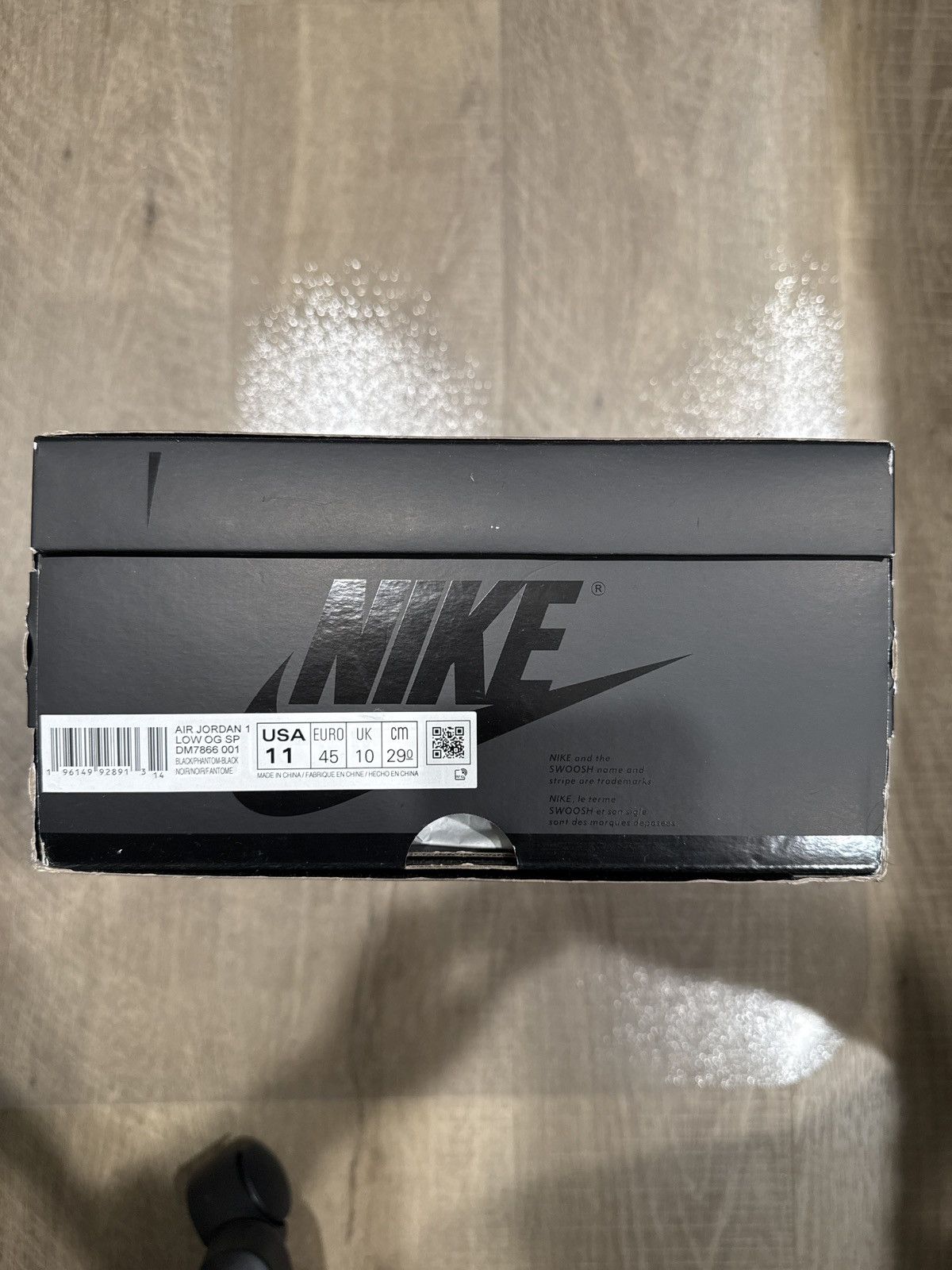 Jordan Brand × Travis Scott Jordan 1 Travis Scott Low “Black Phantom” Size US 11 / EU 44 - 10 Thumbnail