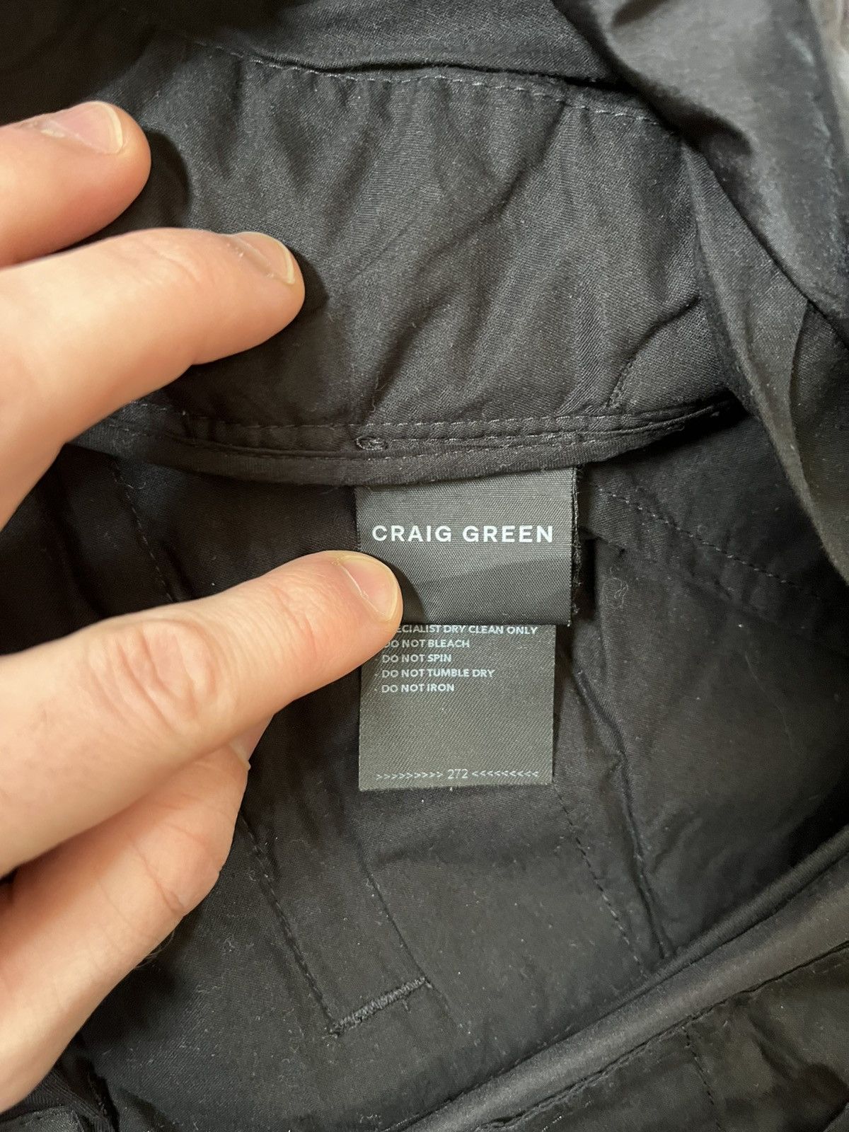 Craig Green Craig green black pleated insulated trousers Size US 30 / EU 46 - 5 Thumbnail