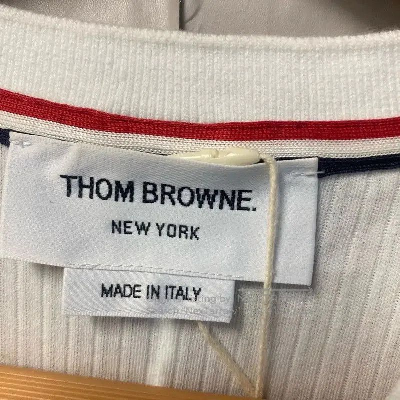 Thom Browne Thom Browne Women's White Cotton T-Shirt . Size L / US 10 / IT 46 - 4 Thumbnail