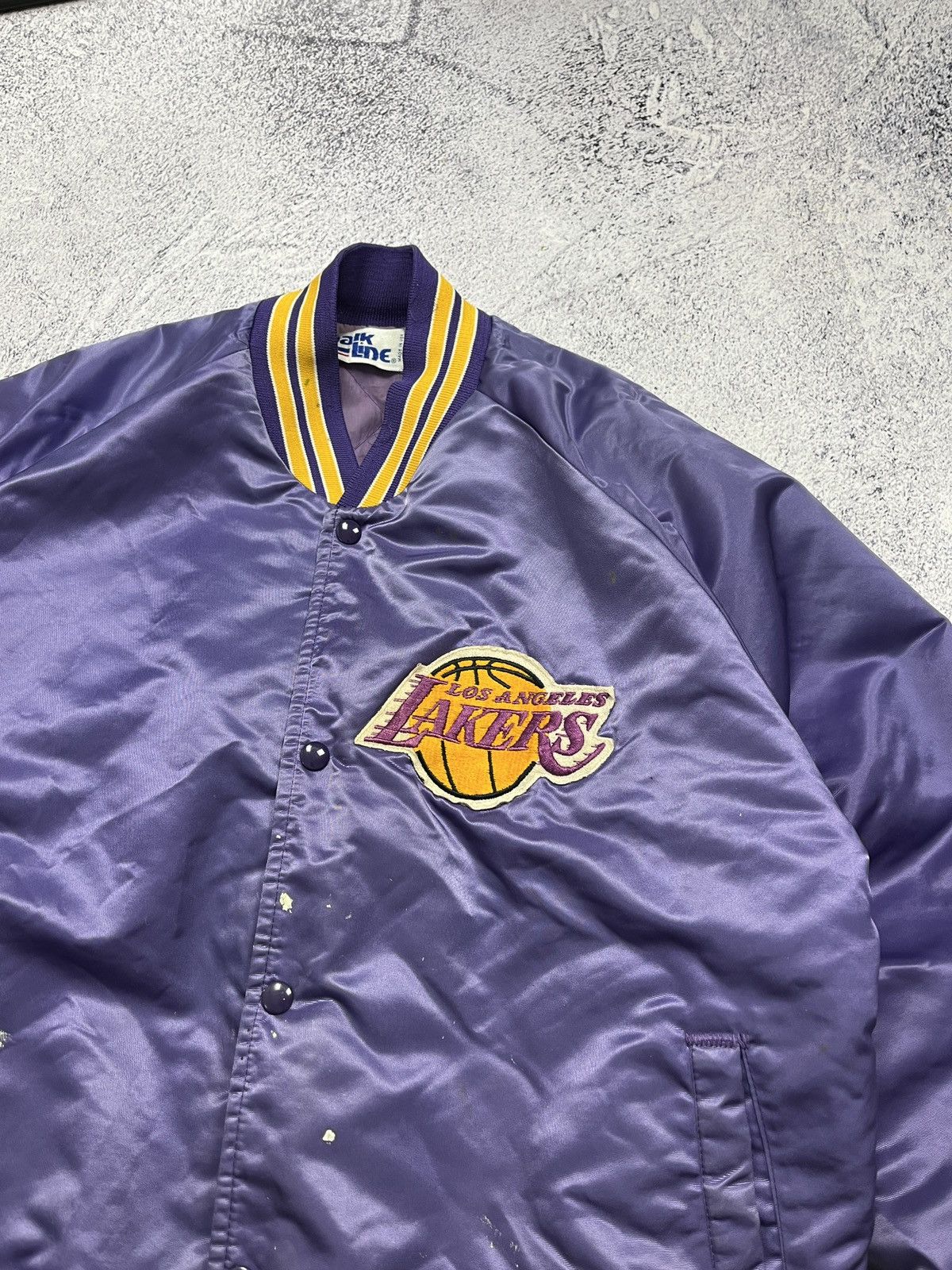 Chalk Line × NBA Vintage Chalk Line NBA Los Angeles Lakers Bomber Jacket USA Size US XL / EU 56 / 4 - 16 Thumbnail