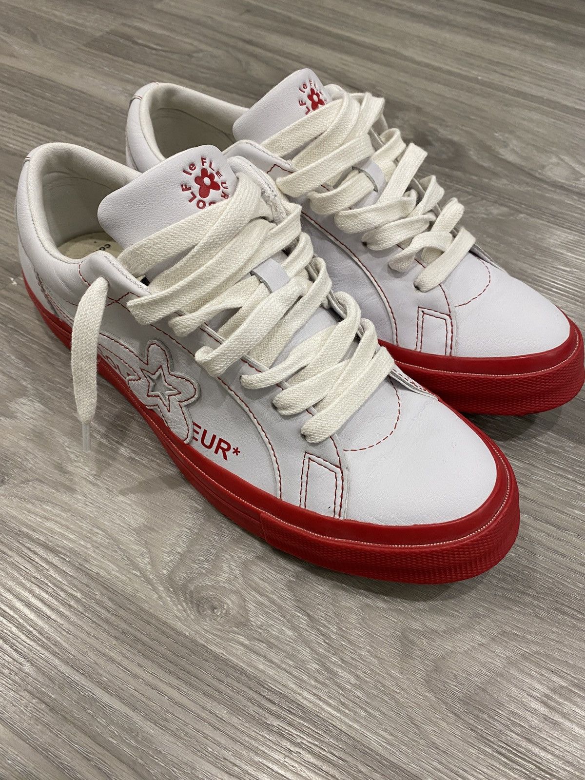 Golf le Fleur Golf Le Fleur Converse Racing Res White Size 9.5 Size US 9.5 / EU 42-43 - 1 Thumbnail