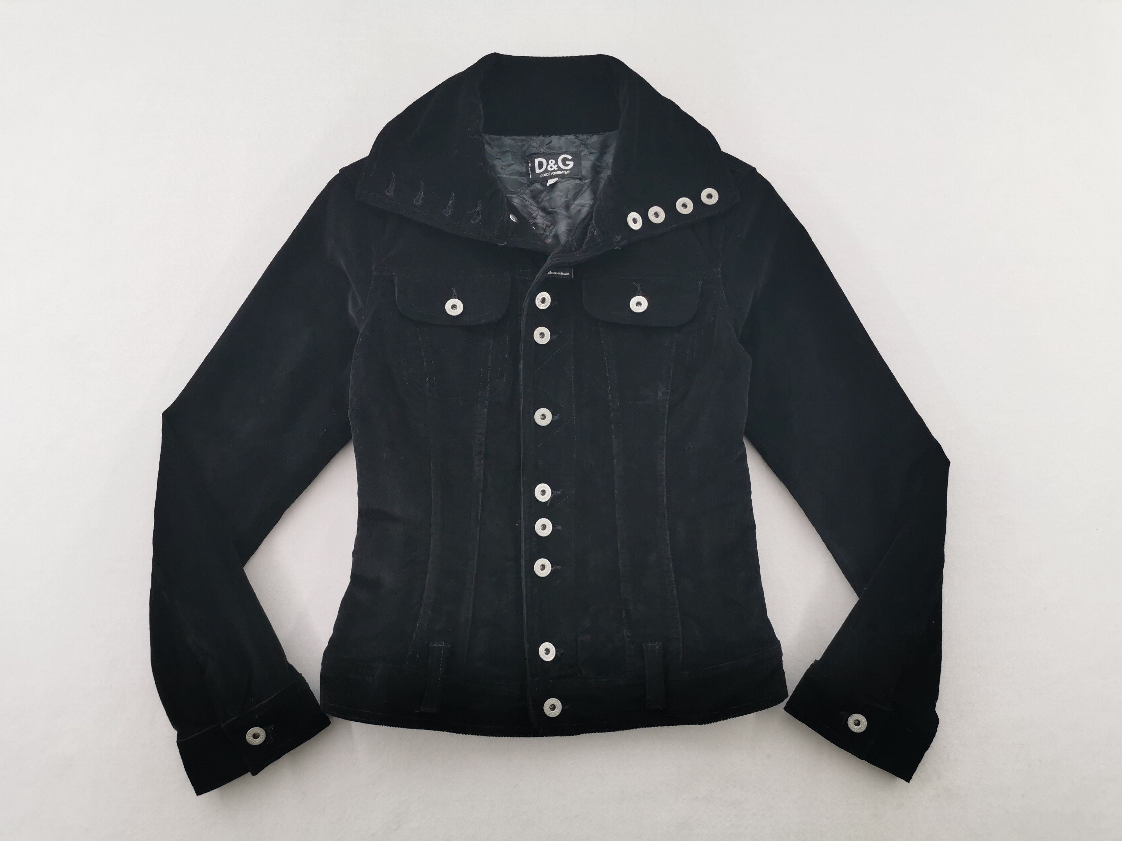 Dolce & Gabbana Vintage Dolce Gabbana Corduroy Quilted Jacket Made In Italy Size XS / US 0-2 / IT 36-38 - 3 Thumbnail