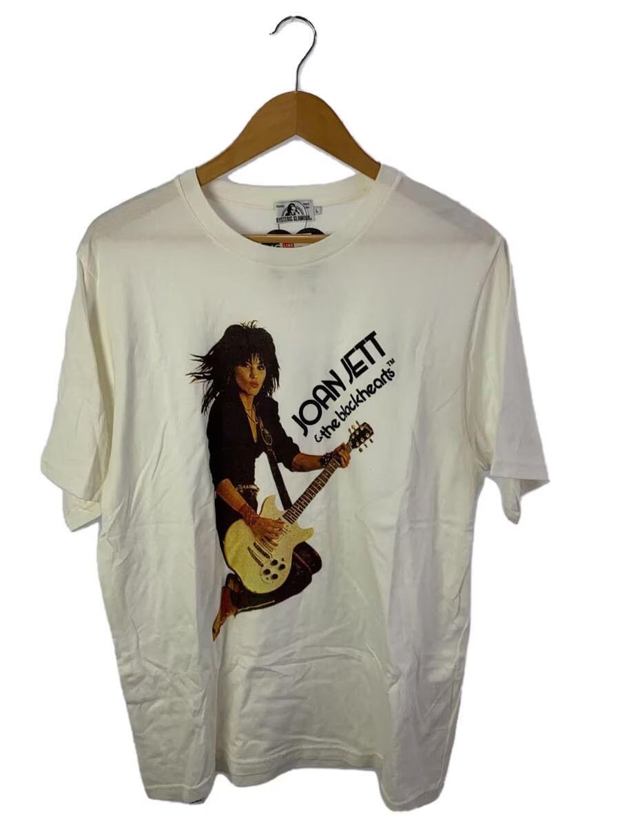 image of Hysteric Glamour Ss20 Joan Jett Tee in White, Men's (Size Large)