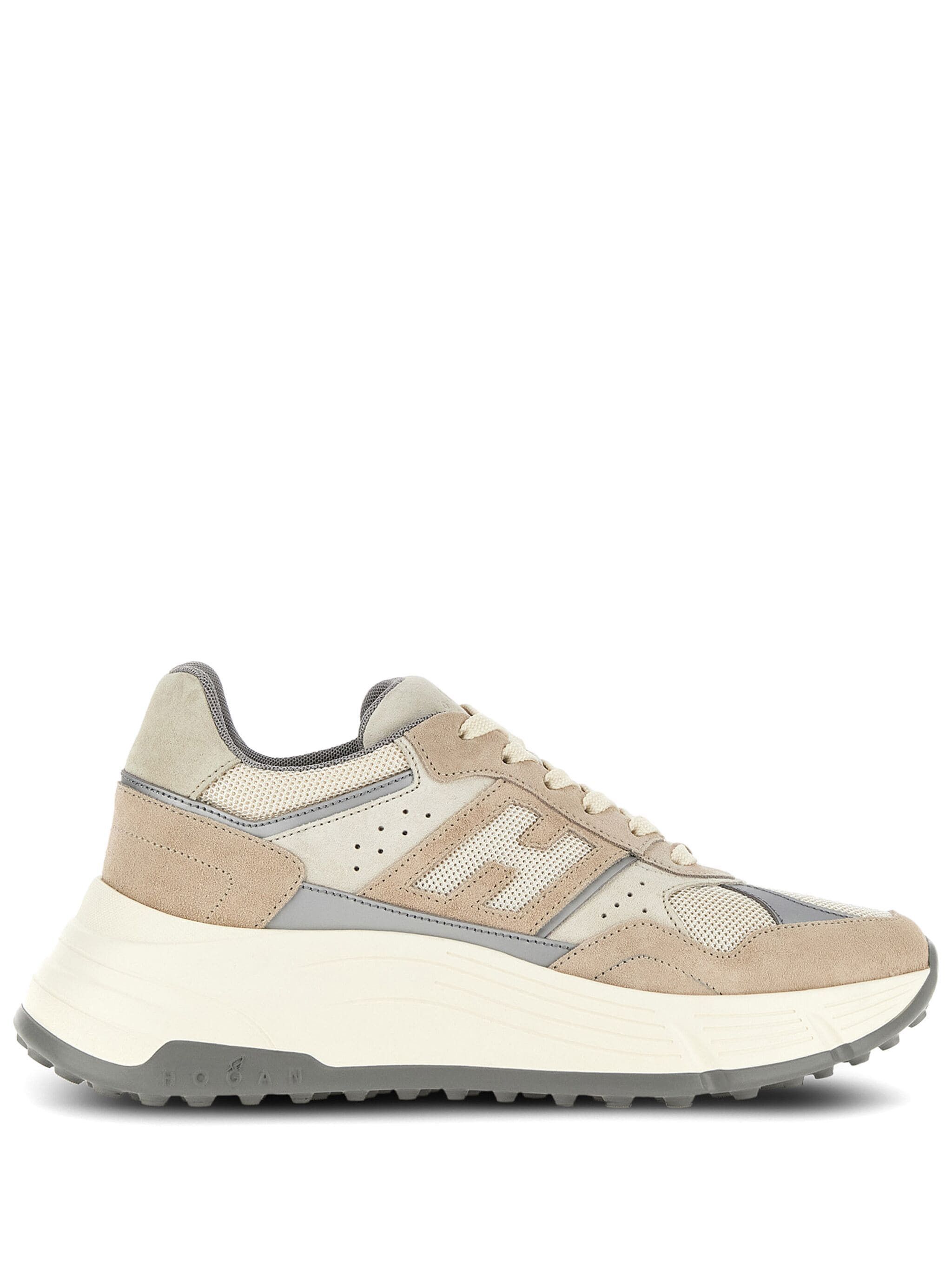 o1s22i1n1024 Hi-Fidelity Low-Top Sneakers in Beige