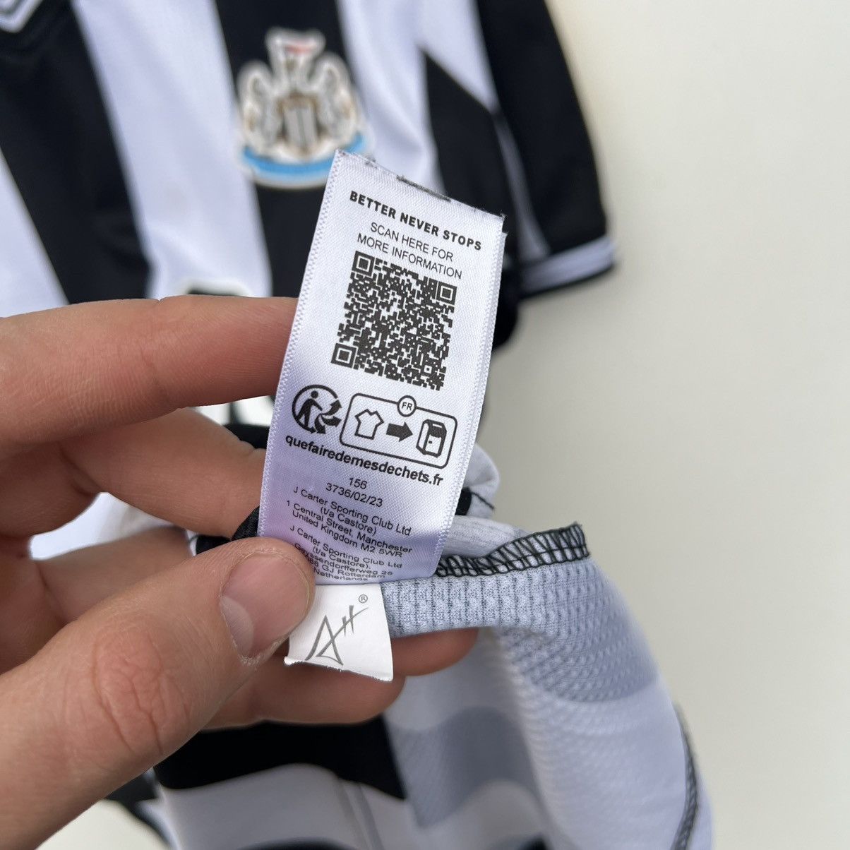 Castore Newcastle soccer jersey football t shirt Bruno G 39 Size US S / EU 44-46 / 1 - 9 Thumbnail