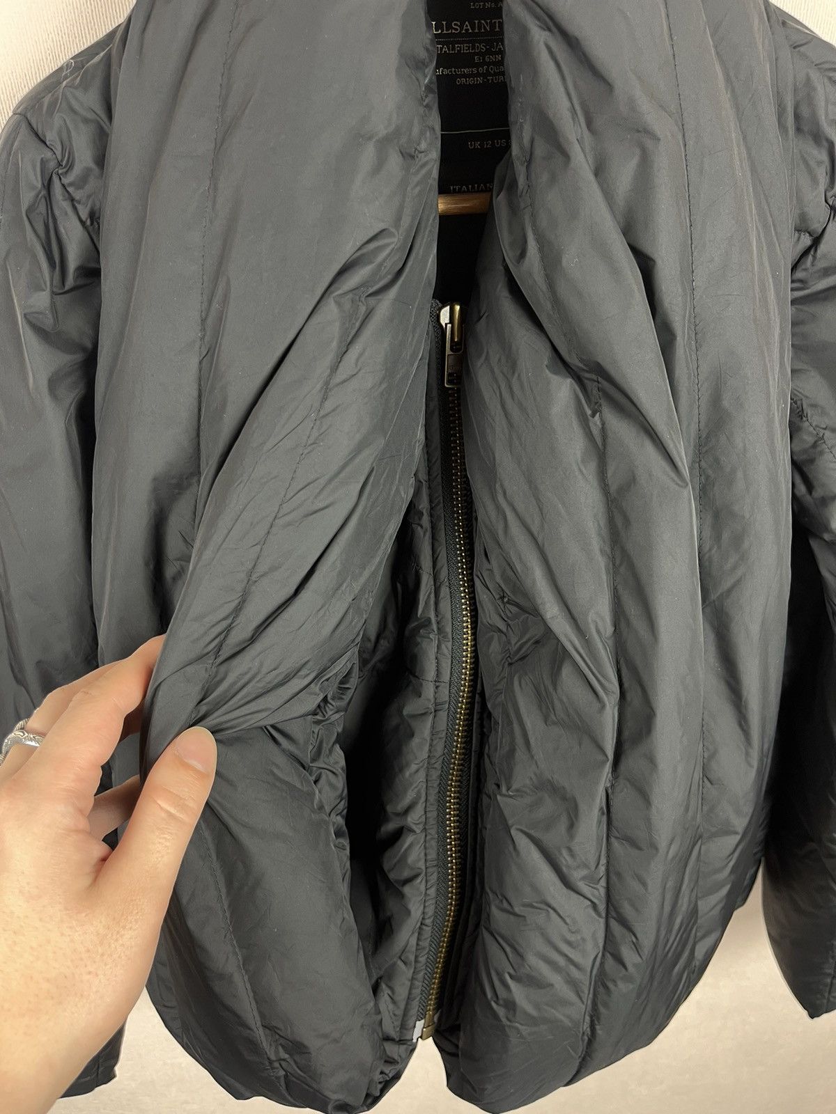 Allsaints Allsaints Spitalfields Wilkin Down Jacket Avant Garde Size M / US 6-8 / IT 42-44 - 3 Thumbnail