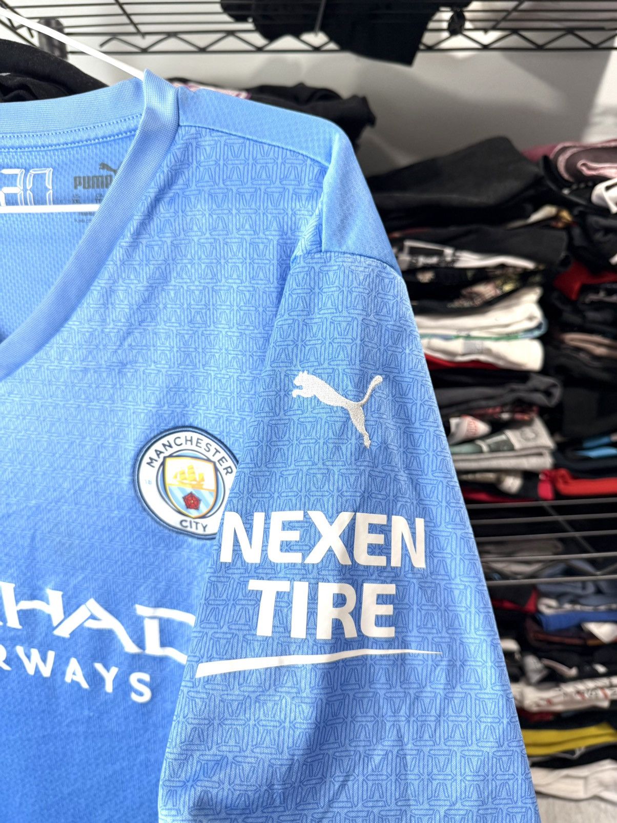 Puma Puma Manchester City Soccer Jersey T Shirt Size US XXL / EU 58 / 5 - 9 Thumbnail