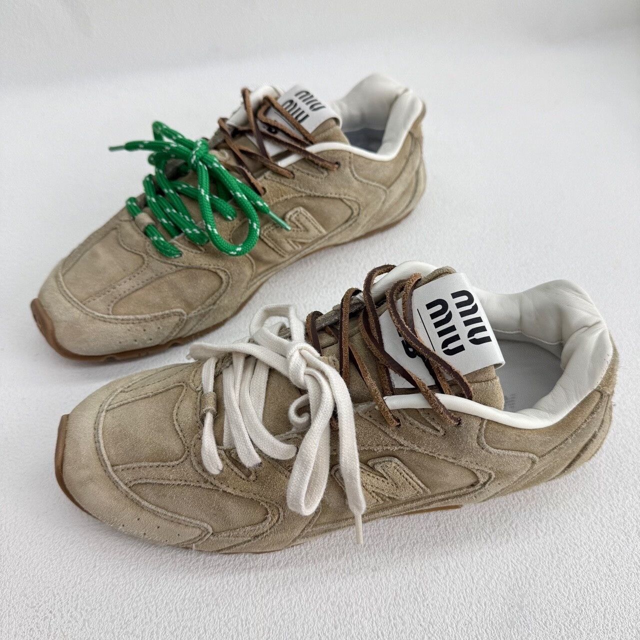 New Balance New Balance Brown Lowtop Sneakers us_7-5 Women Size US 7.5 / IT 37.5 - 1 Thumbnail
