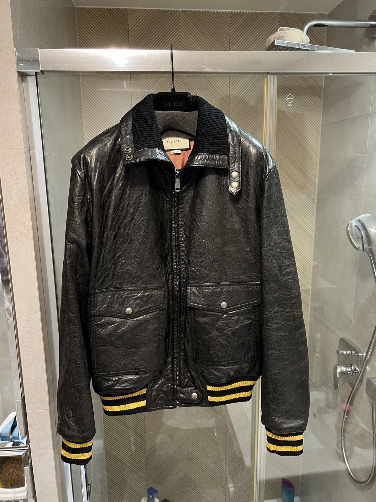 Gucci Gucci Spiritismo Leather Jacket Grailed