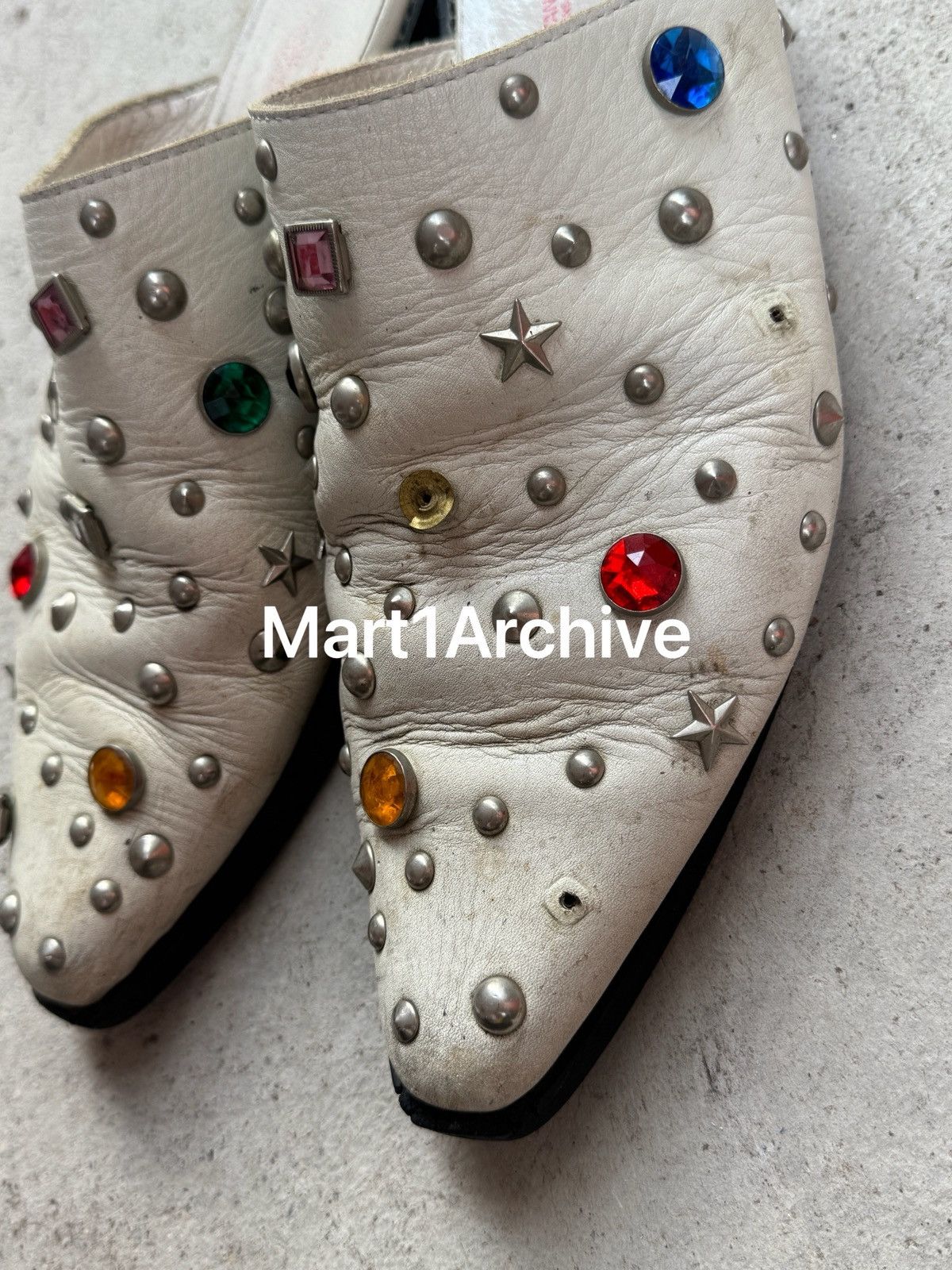 Junya Watanabe Junya Watanabe Comme Des Garçons 03SS Jewel Mule Slippers Size US 10 / EU 43 - 4 Thumbnail