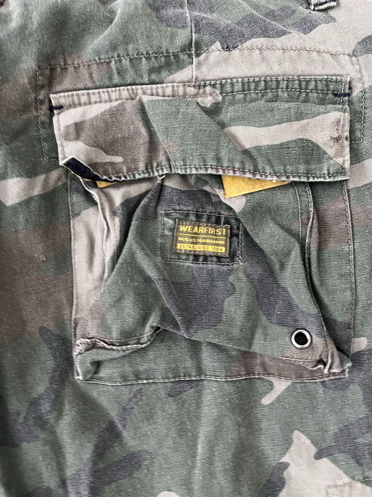 Vintage VTG Y2K Baggy Camo Cargo Pants 36x27 Size US 36 / EU 52 - 8 Thumbnail