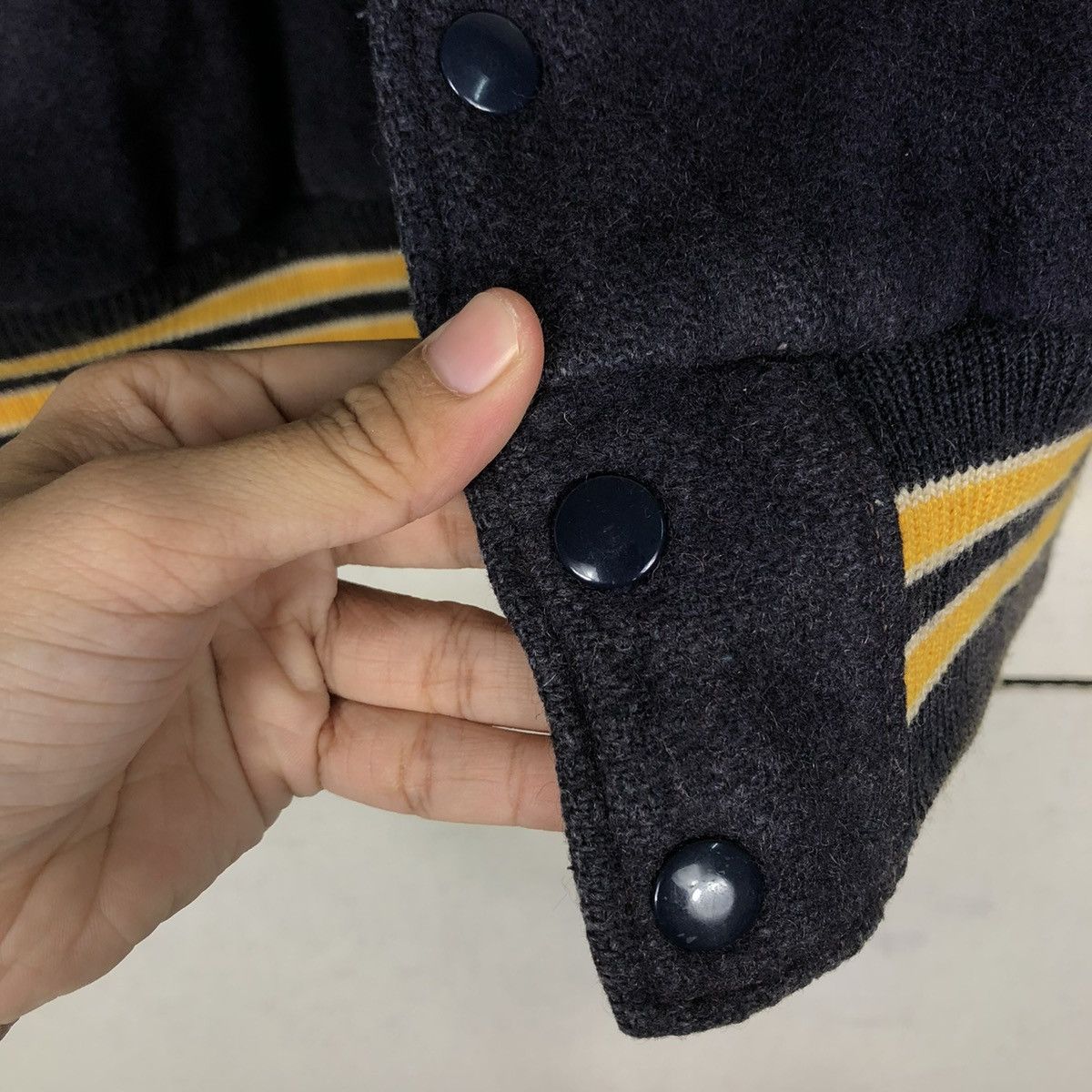 Golden Bear 🔥VINTAGE VARSITY LEATHER JACKET GOLDEN BEAR MADE IN USA Size US L / EU 52-54 / 3 - 18 Thumbnail