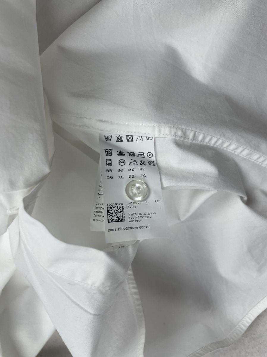 Hugo Boss Hugo Boss XL White Short-Sleeve Shirt Classic (Men’s) egv Size US XL / EU 56 / 4 - 5 Thumbnail