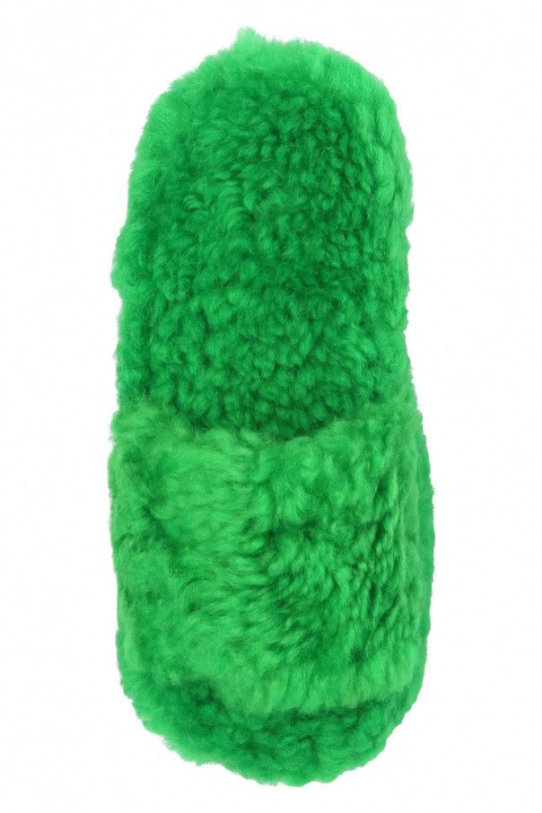 Bottega Veneta o1bcso1str0924 Resort Teddy in Green Size US 5 / IT 35 - 6 Thumbnail