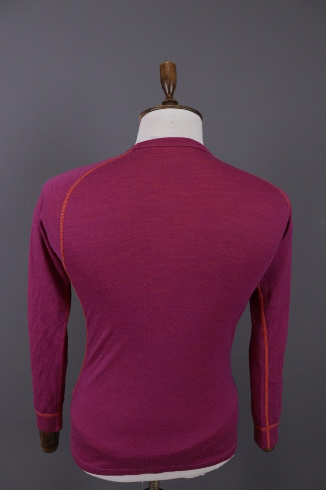 Designer Devold Purple Merino Wool Long Sleeve Top Base Layer Size 16 Size US XXS / EU 40 - 8 Thumbnail