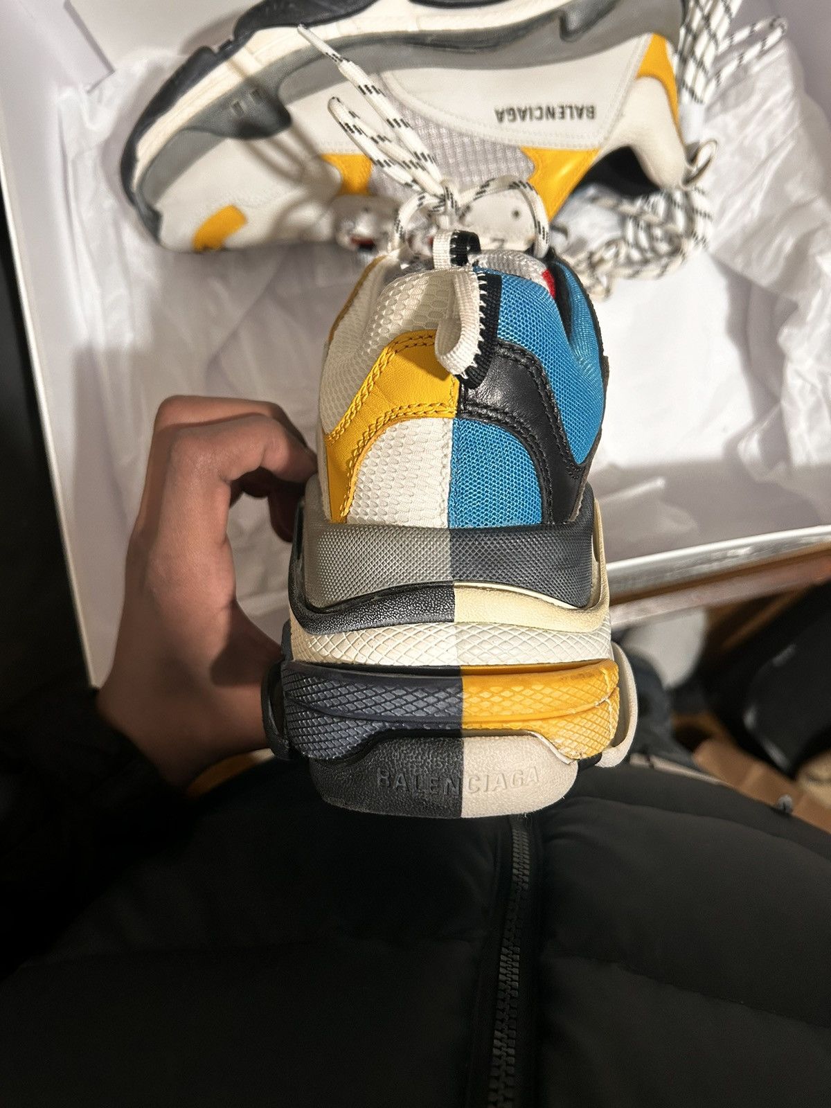 Balenciaga Balenciaga Tripple S Half & Half colorway Size US 10.5 / EU 43-44 - 4 Thumbnail